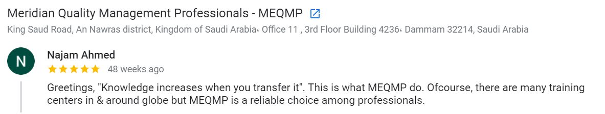 Google review 10
