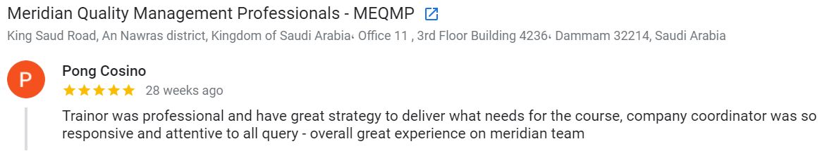Google review 5